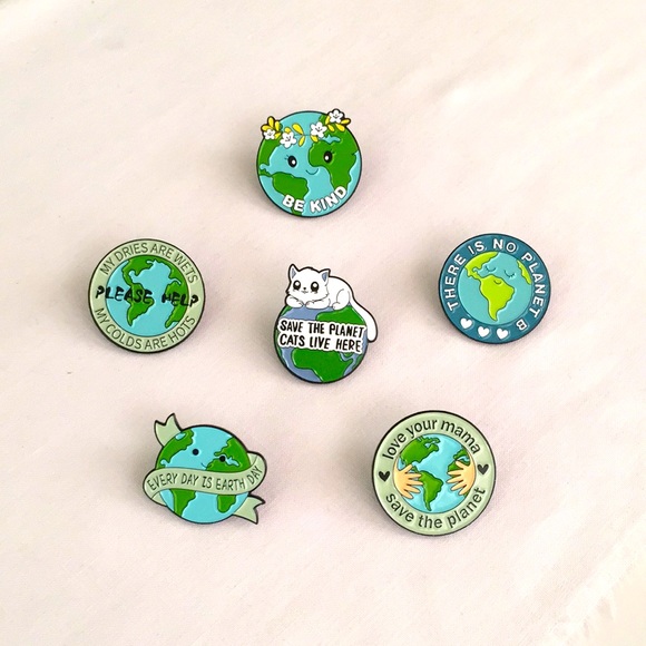 ๐50% OFF/3+...Earth Pins - Picture 3 of 4